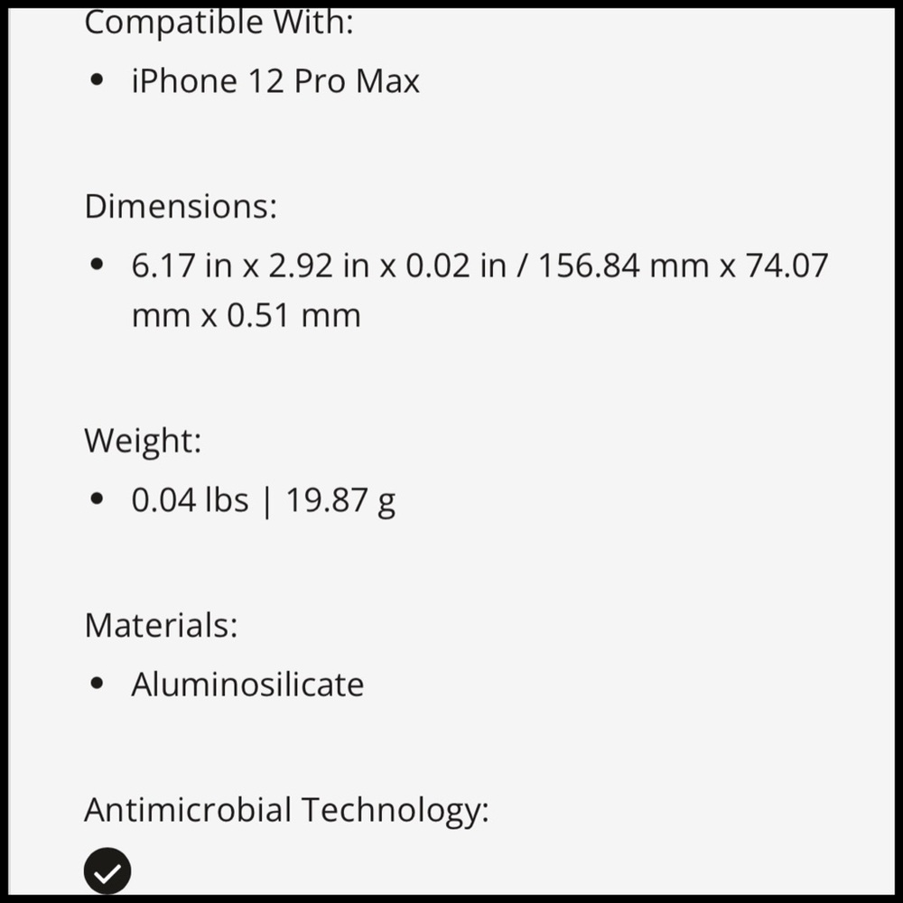 🍎🛡️iPhone 12/13ProMax 💪🏼💯Compatible, OtterBox💪🏼💯Amplify Glass Screen Protector - Picture 11 of 12